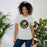 Woman wearing Tomball West High School Tigers Grey Premium Unisex T-shirt 215