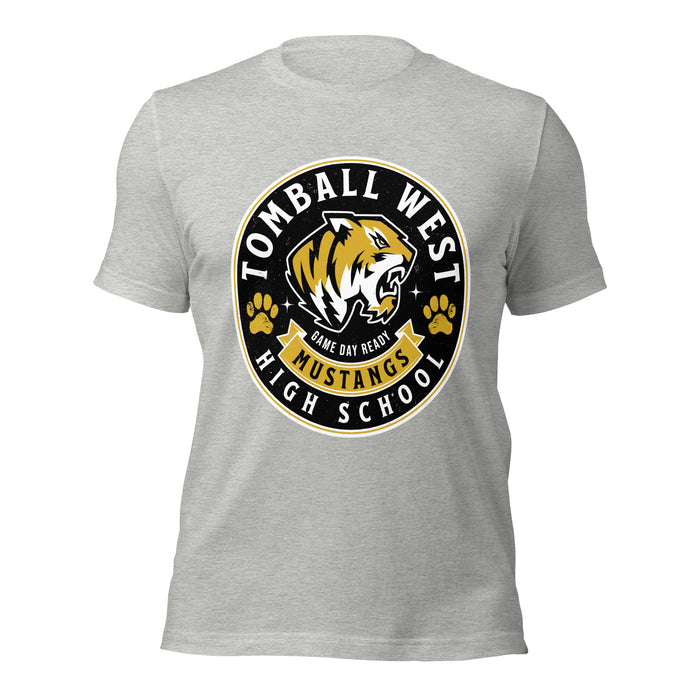Tomball West High School Tigers Grey Premium Unisex T-shirt 215