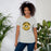 Woman wearing Tomball West High School Tigers Grey Premium Unisex T-shirt 203