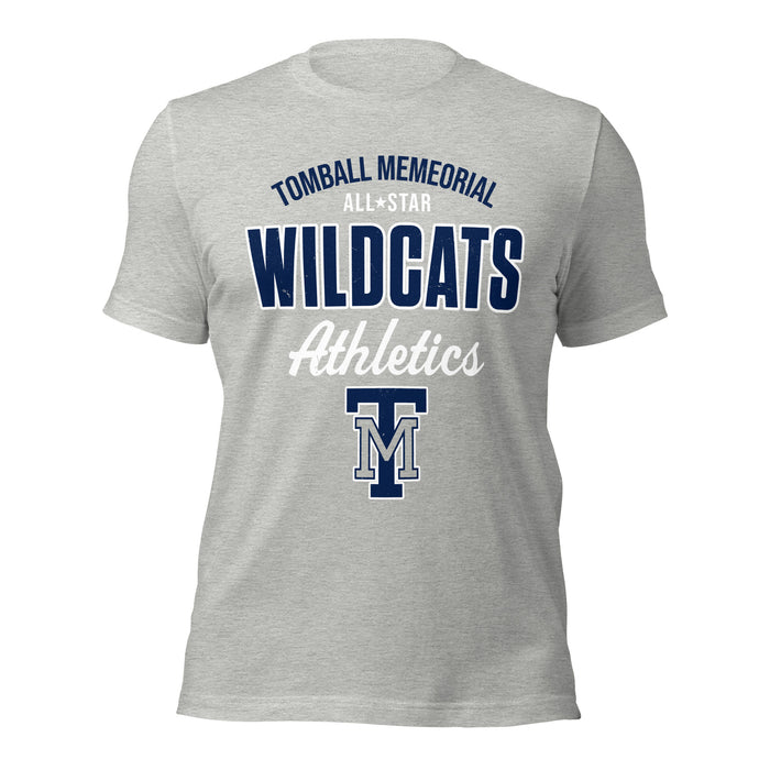 Tomball Memorial High School Wildcats Grey Premium Unisex T-shirt 040