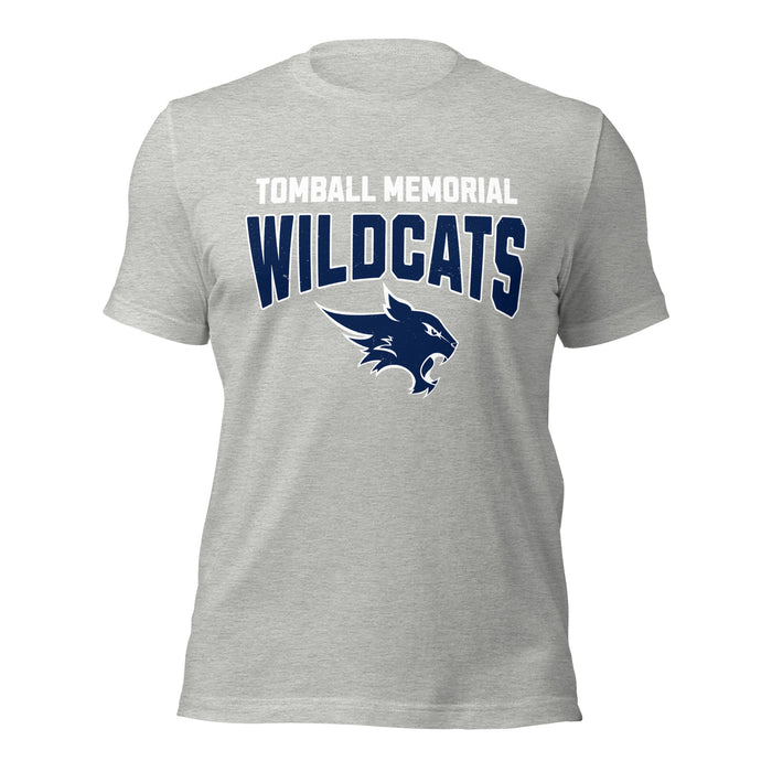 Tomball Memorial High School Wildcats Grey Premium Unisex T-shirt 234