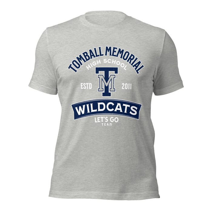 Tomball Memorial High School Wildcats Grey Premium Unisex T-shirt 221