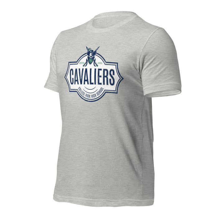 College Park High School Cavaliers Premium Athletic Heather Unisex T-shirt 224a