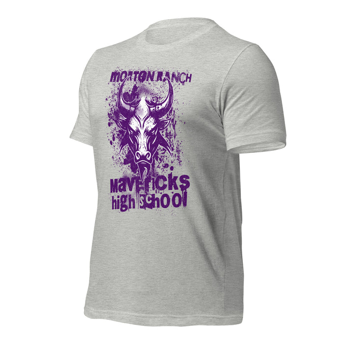 Morton Ranch High School Mavericks Premium Athletic Heather Unisex T-shirt 214a