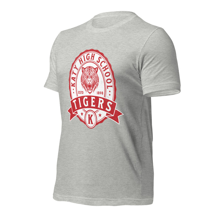 Katy High School Tigers Athletic Heather Premium Unisex T-shirt 204a