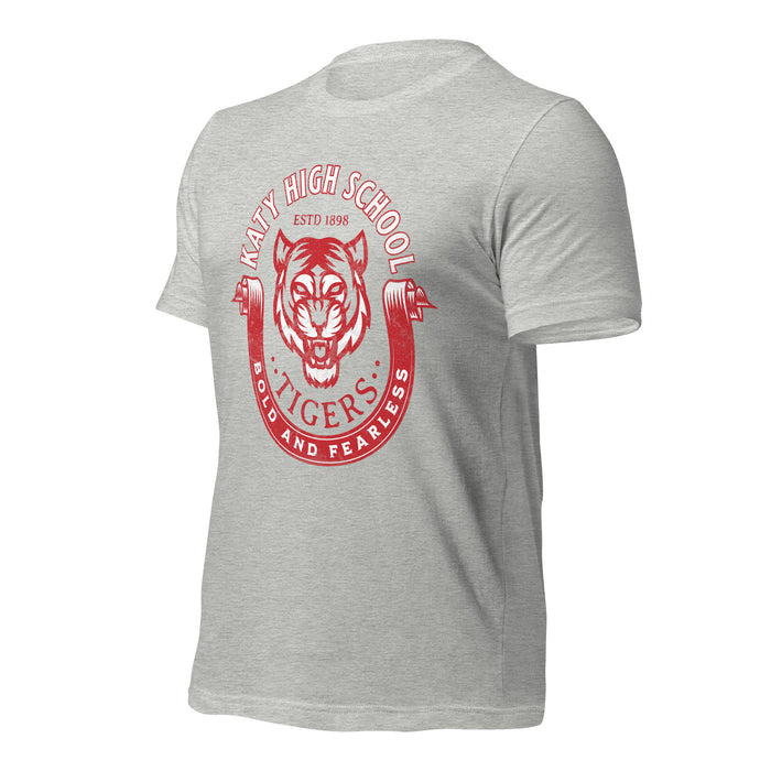 Katy High School Tigers Athletic Heather Premium Unisex T-shirt 213a