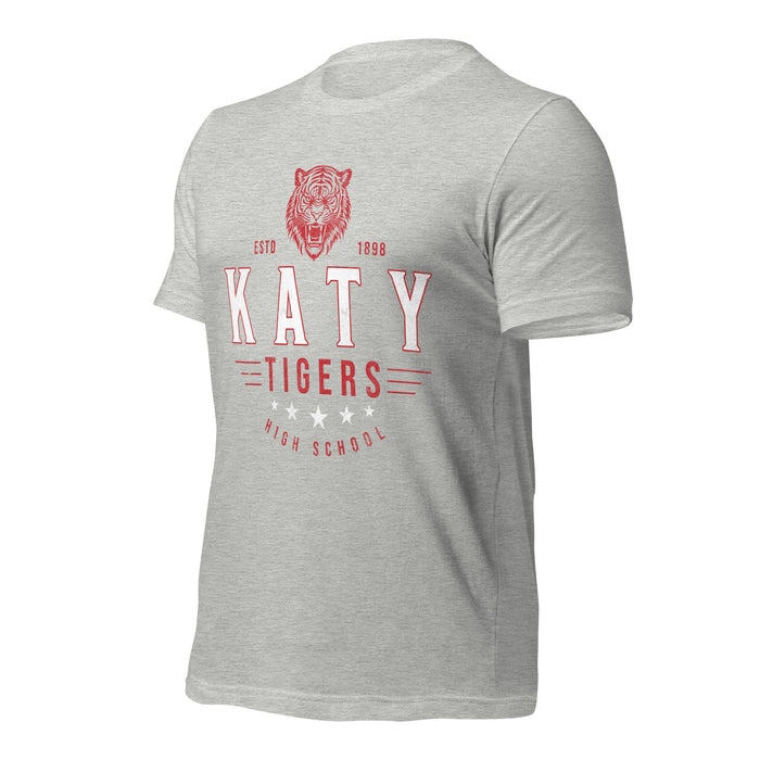 Katy High School Tigers Athletic Heather Premium Unisex T-shirt 218a