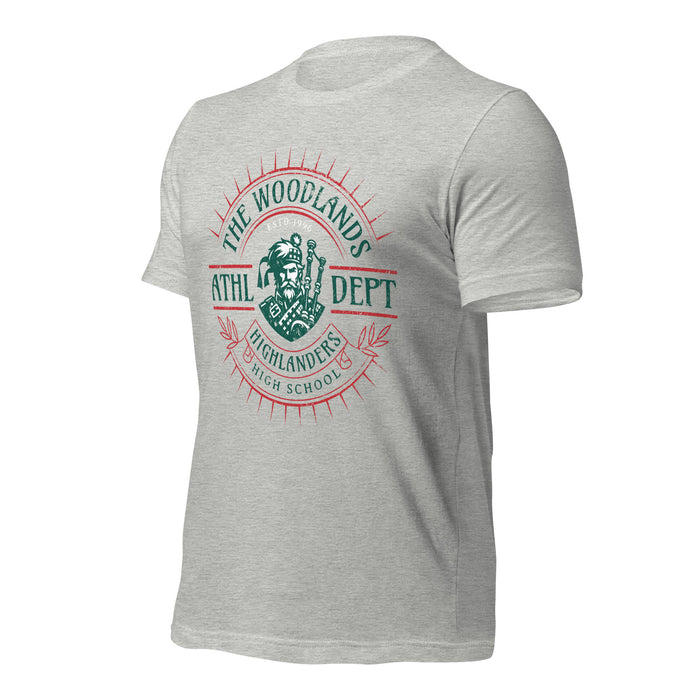 The Woodlands High School Athletic Heather Premium Unisex T-shirt 220a