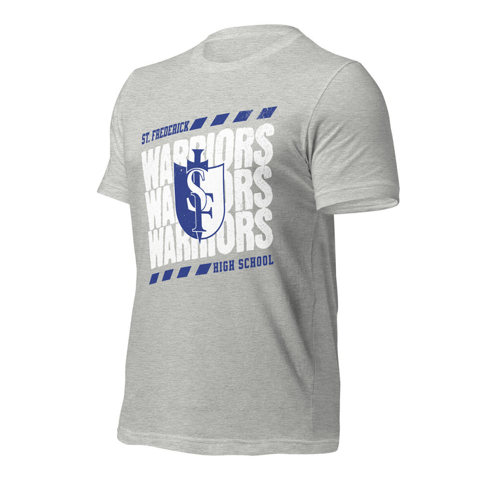 St. Frederick High School Warriors Grey Premium Unisex T-shirt 223a