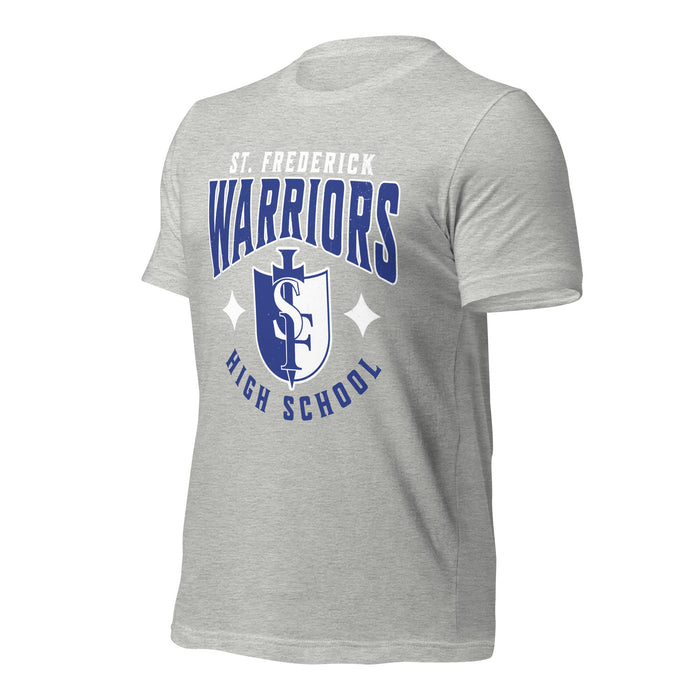 St. Frederick High School Warriors Grey Premium Unisex T-shirt 213a