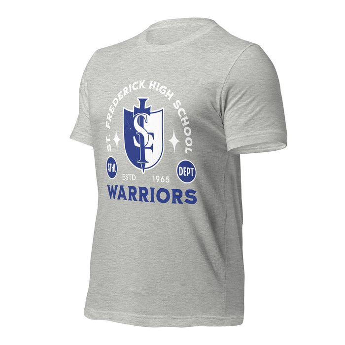 St. Frederick High School Warriors Grey Premium Unisex T-shirt 208a