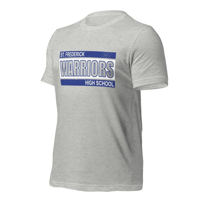 St. Frederick High School Warriors Grey Premium Unisex T-shirt 098a