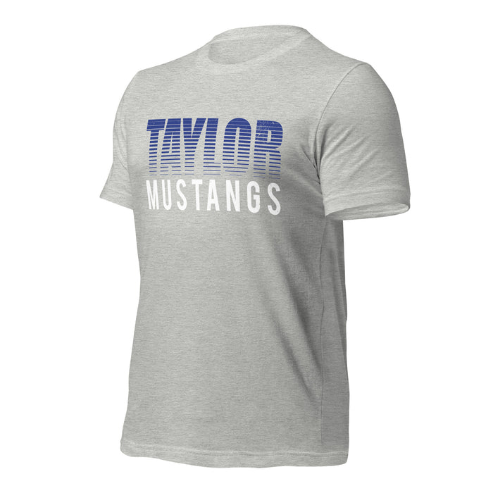 Taylor High School Mustangs Grey Premium Unisex T-shirt 024a