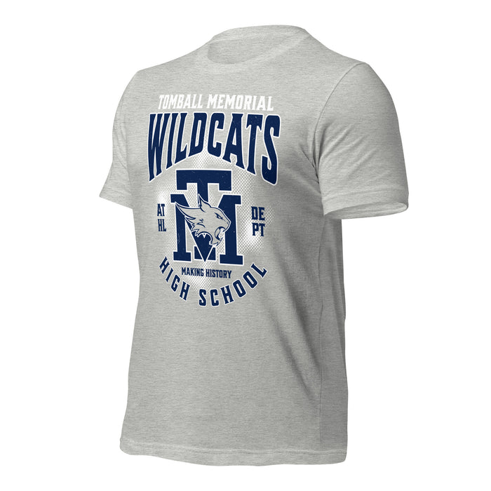 Tomball Memorial High School Wildcats Grey Premium Unisex T-shirt 213a