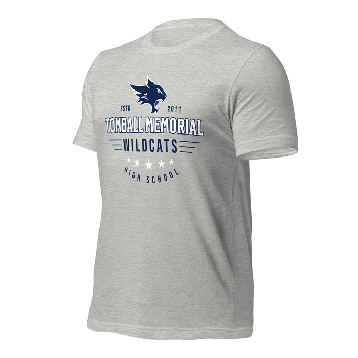 Tomball Memorial High School Wildcats Grey Premium Unisex T-shirt 217a