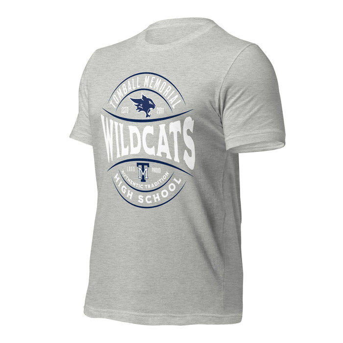 Tomball Memorial High School Wildcats Grey Premium Unisex T-shirt 218a