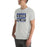Close-up view of Dekaney High School Wildcats Heather Grey Premium Unisex T-shirt 238