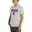 Man wearing Klein Cain High School Hurricanes Heather Grey Premium Unisex T-shirt 234