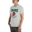 Man wearing The Woodlands High School Highlanders Athletic Heather Premium Unisex T-shirt 213