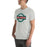 Man wearing The Woodlands High School Highlanders Athletic Heather Premium Unisex T-shirt 011