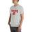 Man wearing Katy High School Tigers Athletic Heather Grey Premium Unisex T-shirt 234