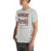 Man wearing Lewisville High School Farmers Grey Premium Unisex T-shirt 237
