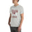 Man wearing Lewisville High School Farmers Grey Premium Unisex T-shirt 232