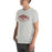 Man wearing Lewisville High School Farmers Grey Premium Unisex T-shirt 009