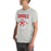 Man wearing MacArthur High School Generals Grey Premium Unisex T-shirt 204