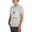 Man wearing Morton Ranch High School Mavericks Premium Grey Unisex T-shirt 236