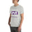 Man wearing Morton Ranch High School Mavericks Premium Grey Unisex T-shirt 240