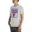 Man wearing Morton Ranch High School Mavericks Premium Grey Unisex T-shirt 001