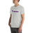 Man wearing Morton Ranch High School Mavericks Premium Grey Unisex T-shirt 200