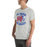 Man wearing Oak Ridge High School War Eagles Grey Premium Unisex T-shirt 228