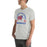 Man wearing Oak Ridge High School War Eagles Grey Premium Unisex T-shirt 208