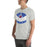Man wearing Oak Ridge High School War Eagles Grey Premium Unisex T-shirt 242