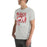 Man wearing Odessa High School Bronchos Grey Premium Unisex T-shirt 240