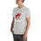 Man wearing Odessa High School Bronchos Grey Premium Unisex T-shirt 228