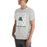 Man wearing Reagan High School Rattlers Grey Premium Unisex T-shirt 236
