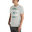 Man wearing Reagan High School Rattlers Grey Premium Unisex T-shirt 210