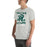Man wearing Reagan High School Rattlers Grey Premium Unisex T-shirt 205