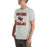 Man wearing Round Rock High School Dragons Grey Premium Unisex T-shirt 233