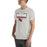 Man wearing Round Rock High School Dragons Grey Premium Unisex T-shirt 049