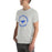 Man wearing Taylor High School Mustangs Grey Premium Unisex T-shirt 214