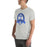 Man wearing Taylor High School Mustangs Grey Premium Unisex T-shirt 212
