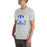 Man wearing Taylor High School Mustangs Grey Premium Unisex T-shirt 208