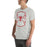 MAn wearing Tomball High School Cougars Grey Premium Unisex T-shirt 207