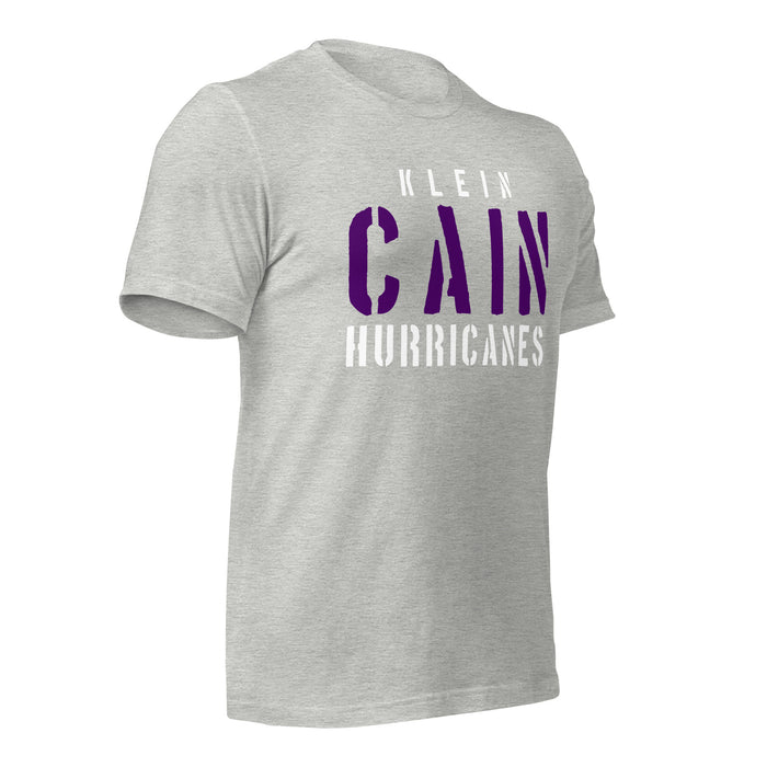 Klein Cain High School Hurricanes Premium Athletic Heather T-shirt 17