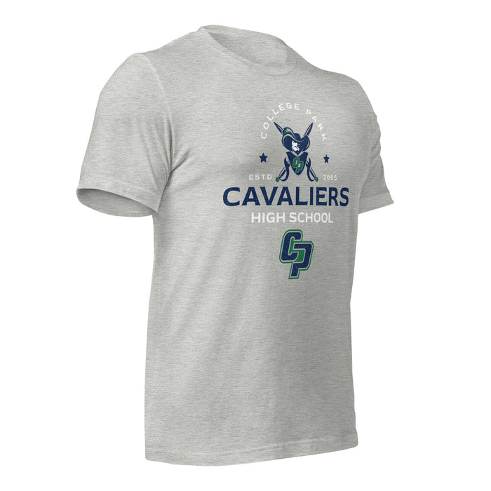 College Park High School Cavaliers Premium Athletic Heather Unisex T-shirt 210b