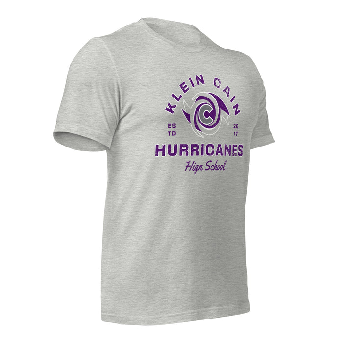 Klein Cain High School Hurricanes Premium Athletic Heather T-shirt 232b